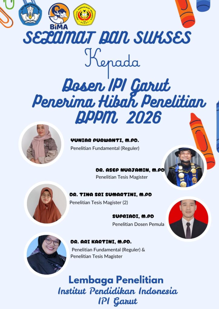 Dosen IPI Garut Raih Hibah Penelitian DP2M 2026, Tingkatkan Inovasi Akademik